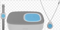a baby monitor with a necklace and a bracelet