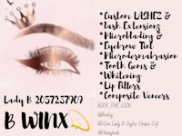 a flyer for b winx