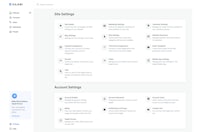 a screenshot of the settings page on a website