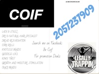 a flyer with the word cof on it