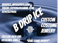 b drop ice custom costume jewelry